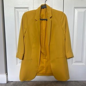 EUC Express Boyfriend Blazer - Yellow